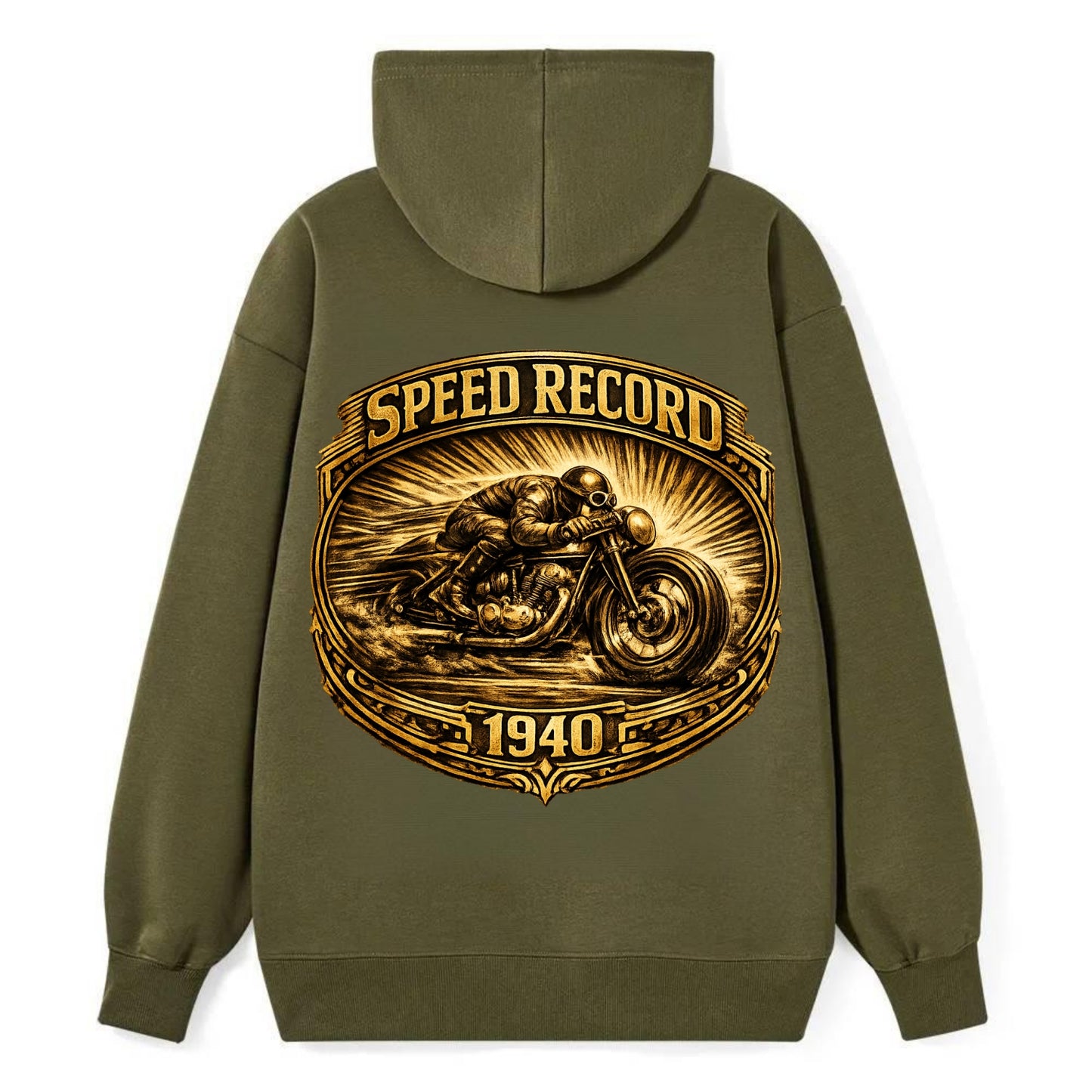 Speed Record Racer - Classic Pullover Hoodie