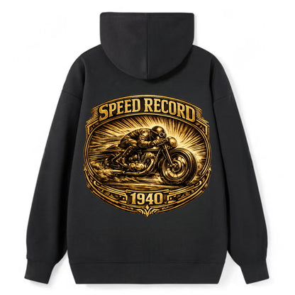 Speed Record Racer - Classic Pullover Hoodie