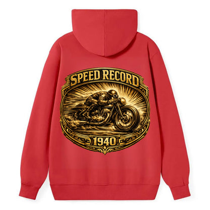 Speed Record Racer - Classic Pullover Hoodie
