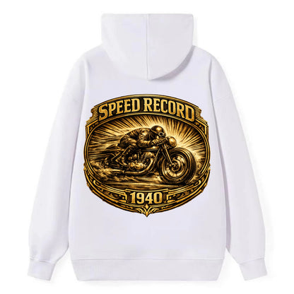 Speed Record Racer - Classic Pullover Hoodie