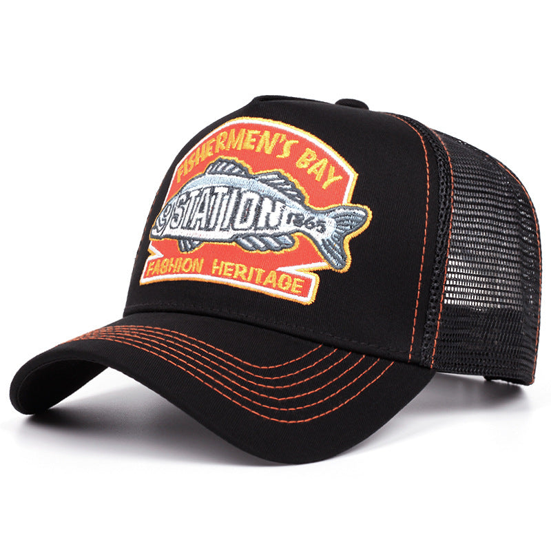 Stylish Vintage Mesh Baseball Cap for Outdoor Adventures