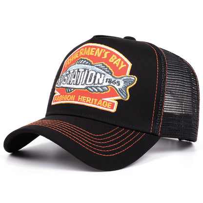 Stylish Vintage Mesh Baseball Cap for Outdoor Adventures