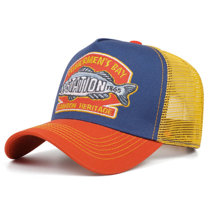 Stylish Vintage Mesh Baseball Cap for Outdoor Adventures