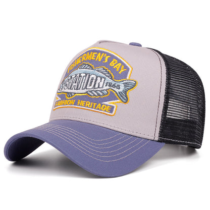 Stylish Vintage Mesh Baseball Cap for Outdoor Adventures