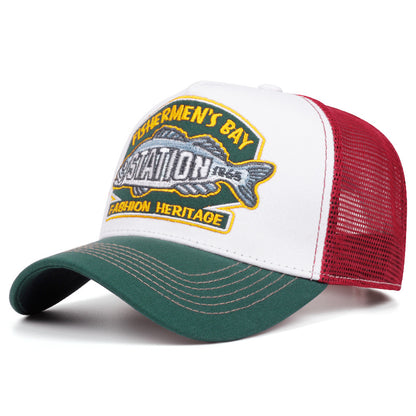 Stylish Vintage Mesh Baseball Cap for Outdoor Adventures