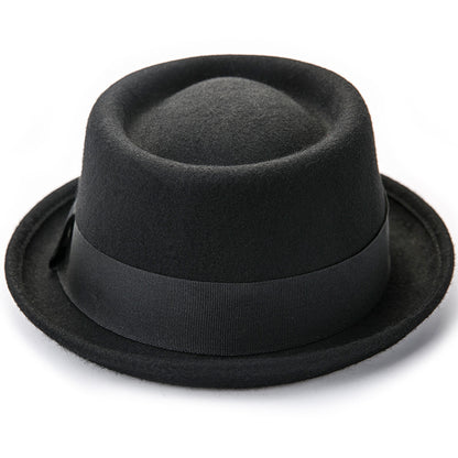 Stylish Wool Fedora Hat for Men - Trendy Fall Fashion
