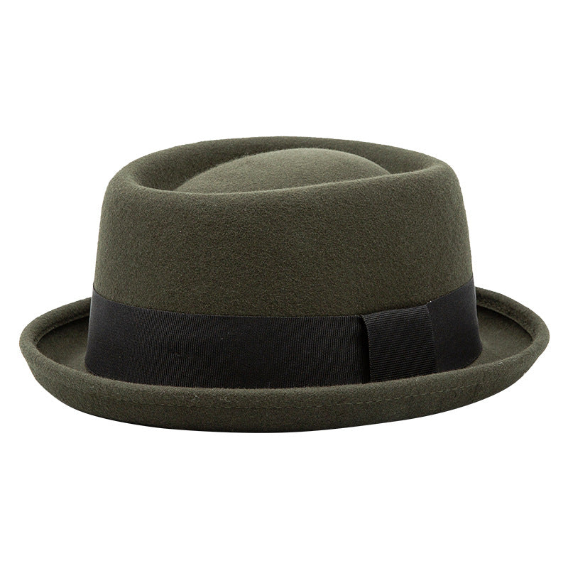 Stylish Wool Fedora Hat for Men - Trendy Fall Fashion