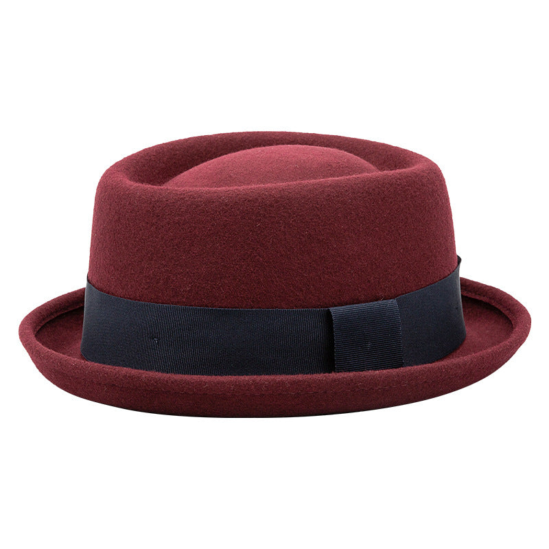 Stylish Wool Fedora Hat for Men - Trendy Fall Fashion