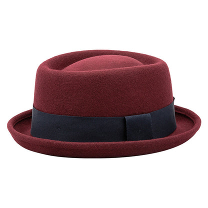 Stylish Wool Fedora Hat for Men - Trendy Fall Fashion