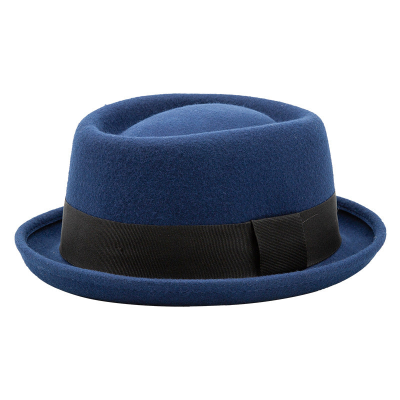 Stylish Wool Fedora Hat for Men - Trendy Fall Fashion