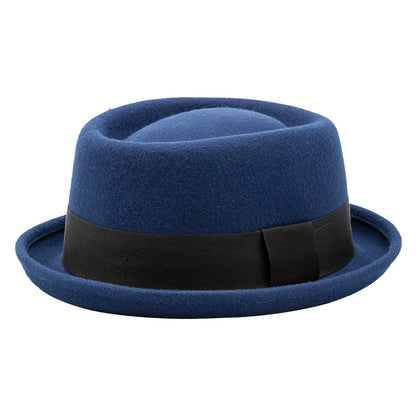 Stylish Wool Fedora Hat for Men - Trendy Fall Fashion