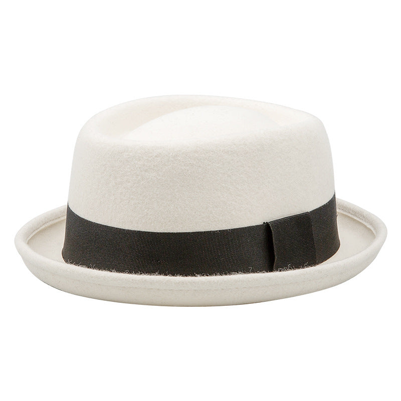 Stylish Wool Fedora Hat for Men - Trendy Fall Fashion