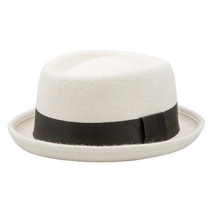Stylish Wool Fedora Hat for Men - Trendy Fall Fashion