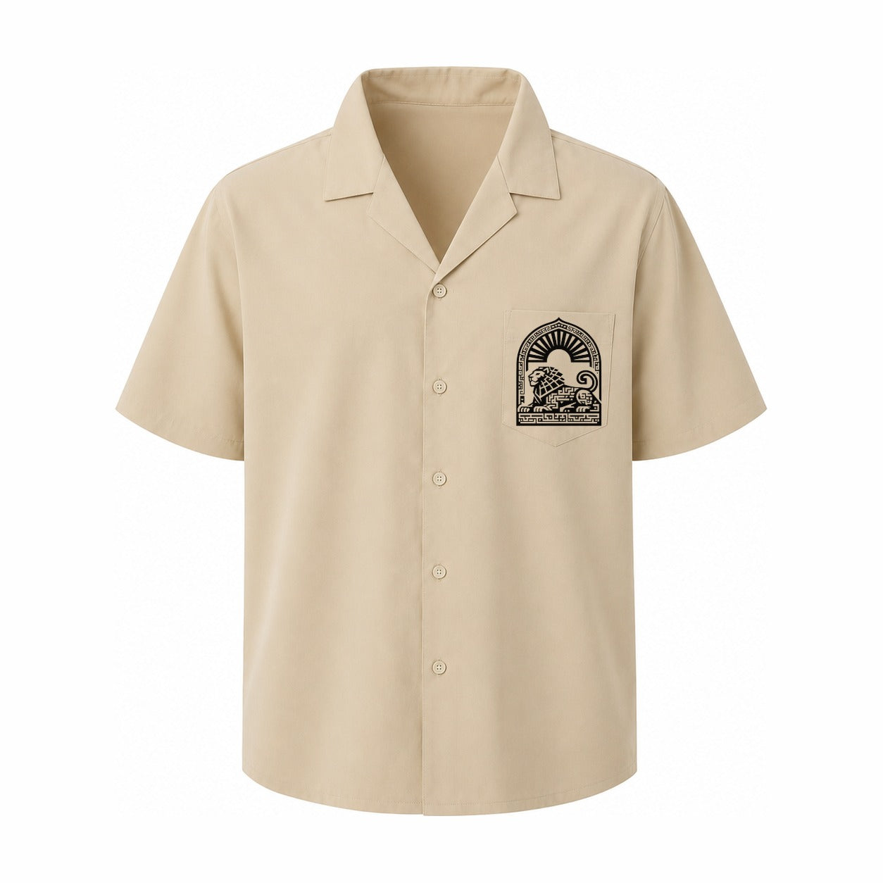 Persian Lion Arch Hawaiian Shirt – Sand