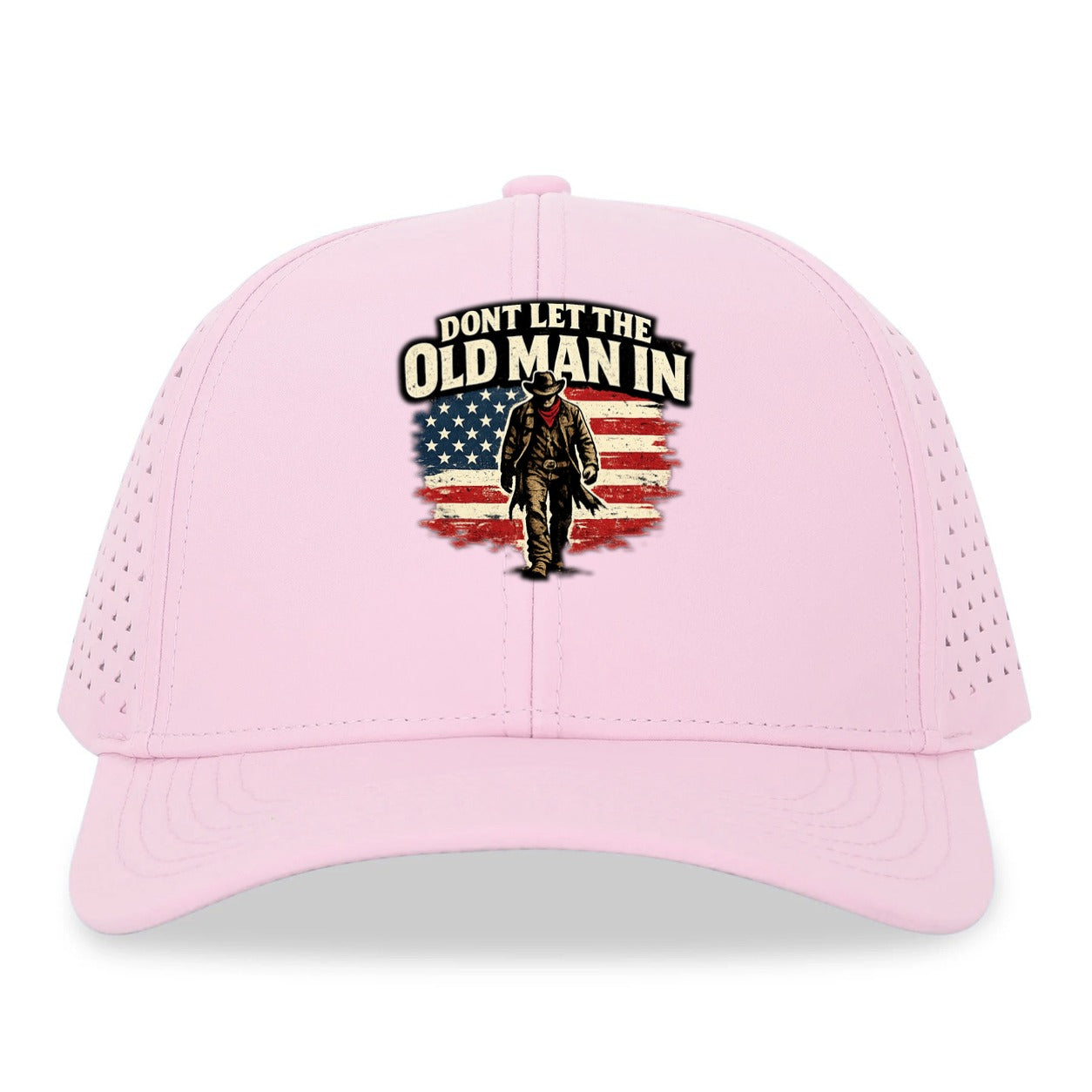Dont Let The Old Man In Fast Dry Mesh Cap - Soft Pink