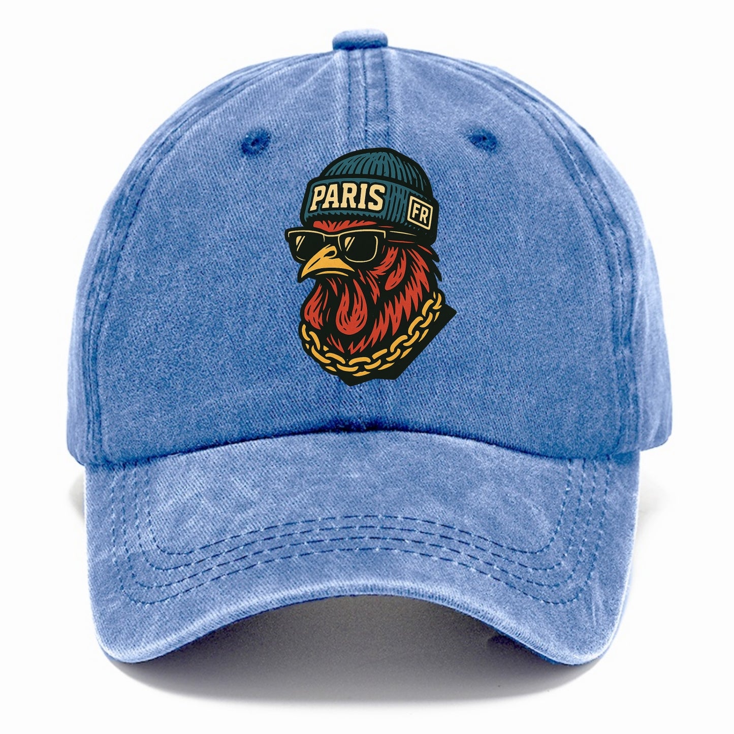 Paris Rooster - Classic Cap - Summer Sky(Blue)