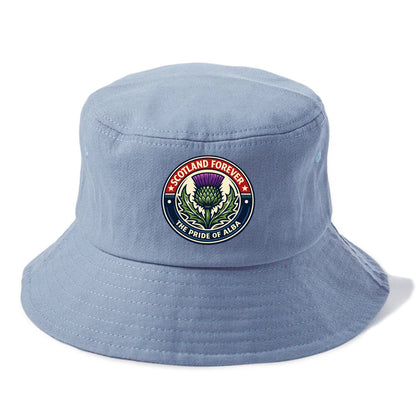 Highland Heritage Emblem - Bucket Hat - Summer Sky(Blue)
