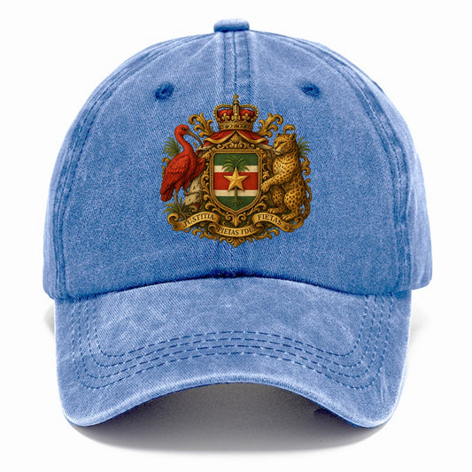 Suriname Star Emblem  - Classic Cap - Summer Sky(Blue)