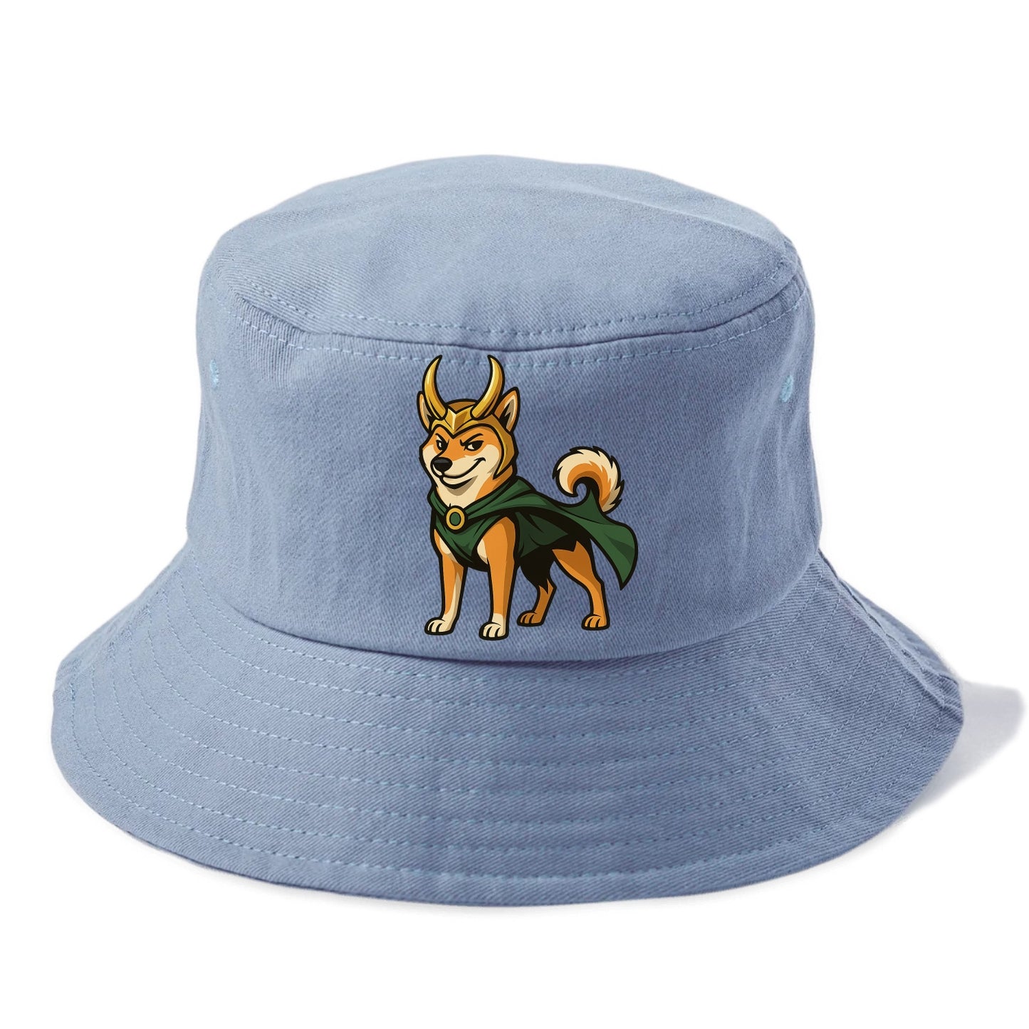 Shiba Inu Loki  - Bucket Hat - Summer Sky(Blue)
