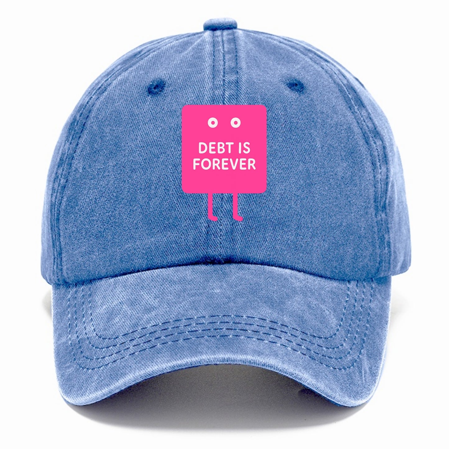 DEBT IS FOREVER | Immortal credit card - Classic Cap - Summer Sky(Blue)