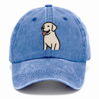 Labrador - Happy panting expression - Classic Cap - Summer Sky(Blue)