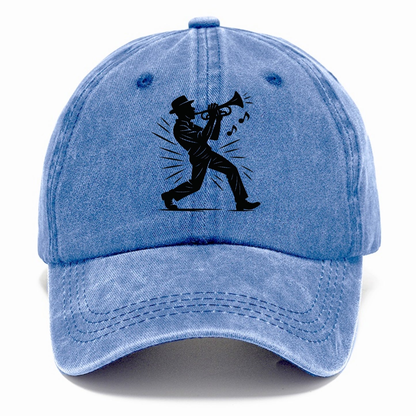 New Orleans jazz musician street corner - Classic Cap - Summer Sky(Blue)