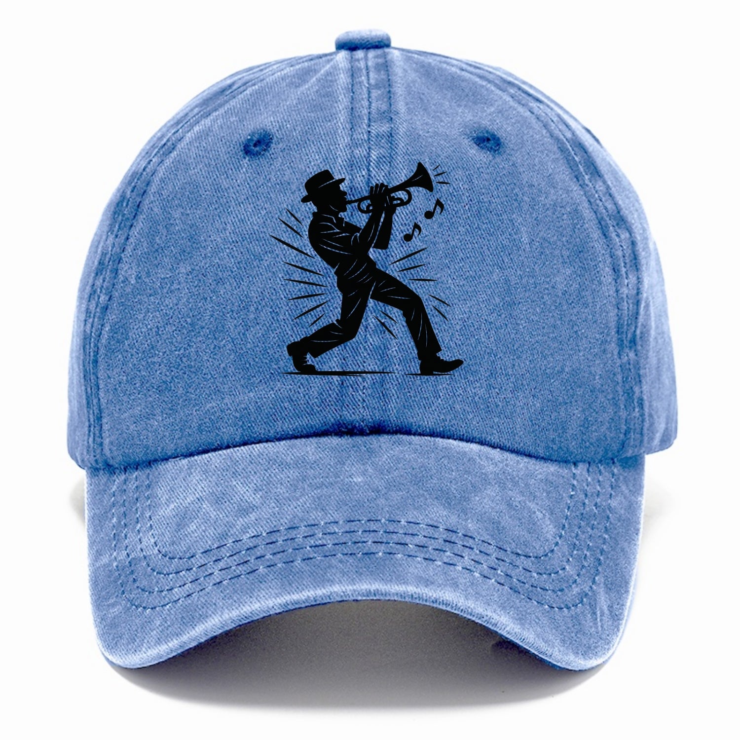 New Orleans jazz musician street corner - Classic Cap - Summer Sky(Blue)