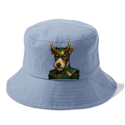 Fox Terrier Loki  - Bucket Hat - Summer Sky(Blue)