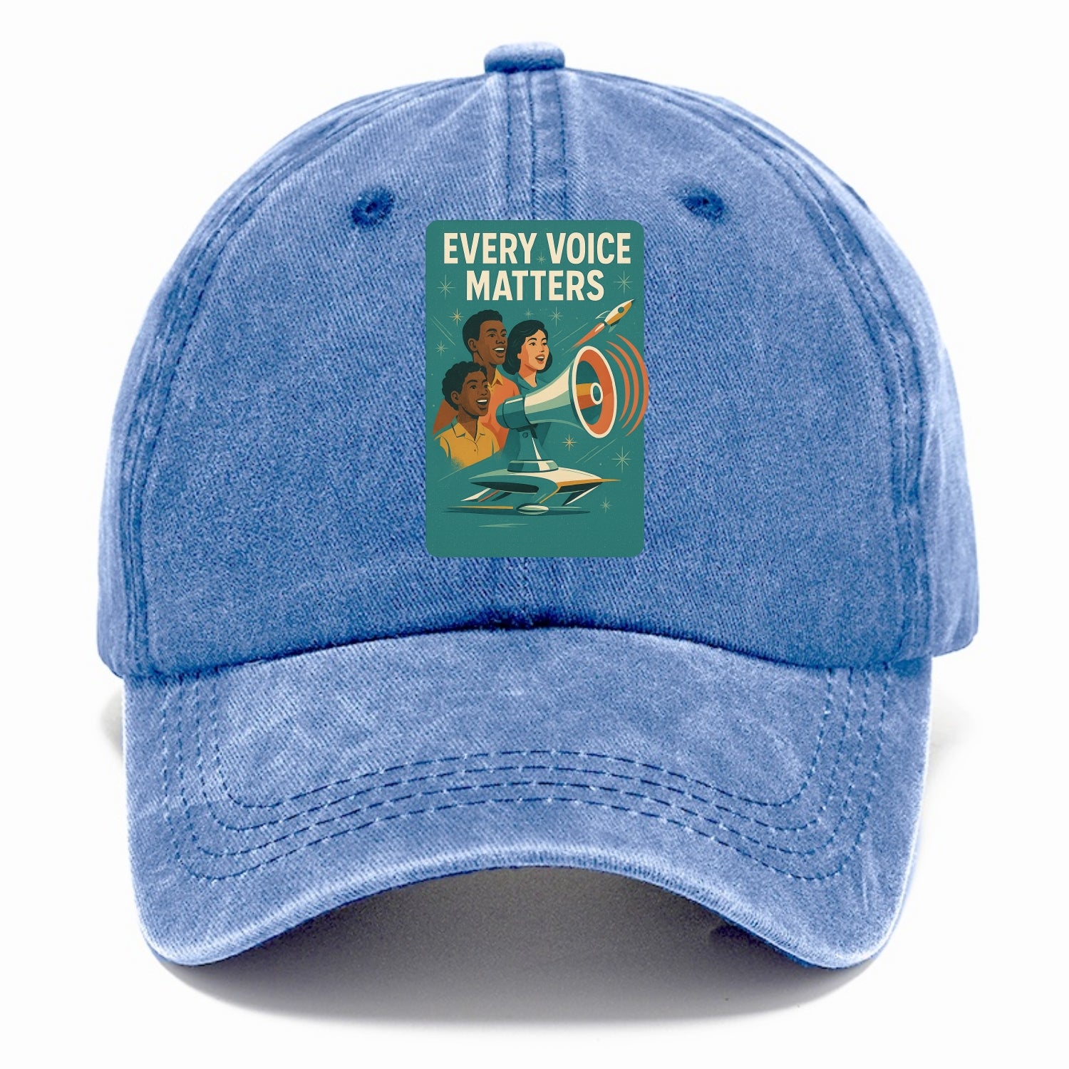 Diverse voices being heard and amplified - "Every Voice Matters" - inclusive society - Classic Cap - Summer Sky(Blue)