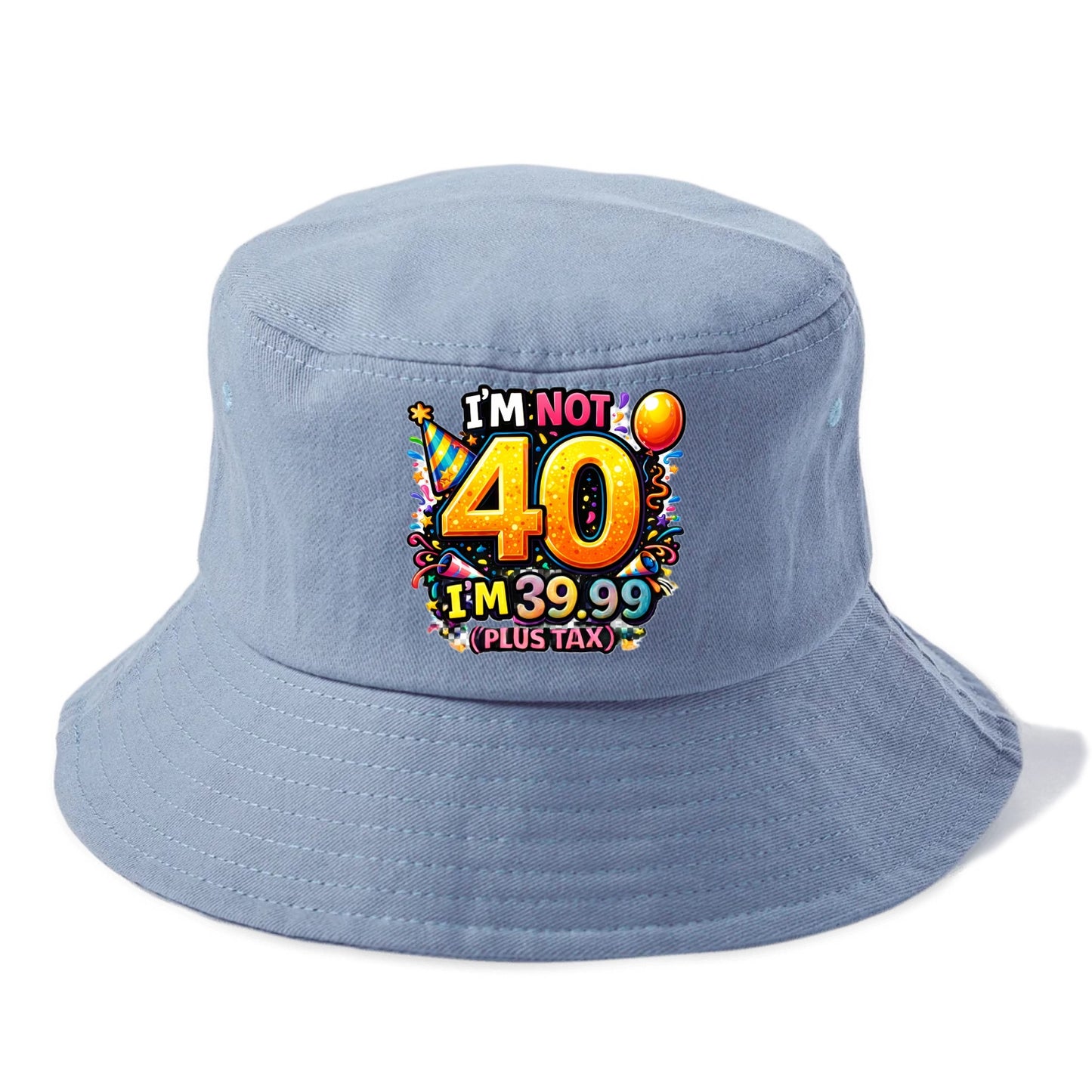 Not 40 Plus Tax - Bucket Hat - Summer Sky(Blue)