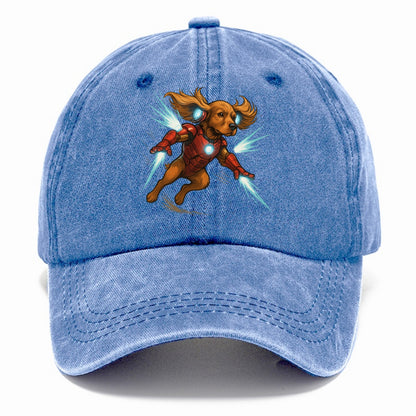 Cocker Spaniel Iron Man  - Classic Cap - Summer Sky(Blue)