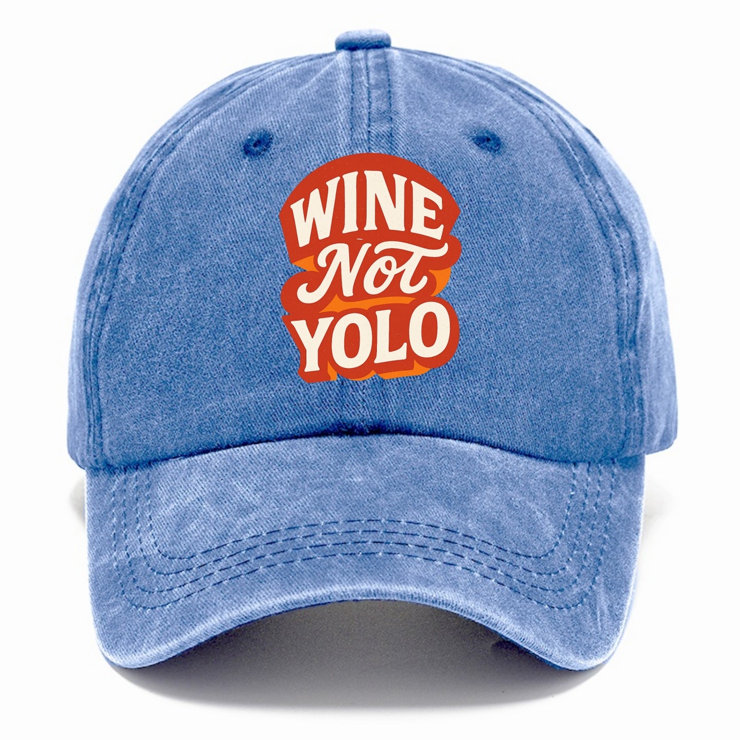 Wine Not - YOLO - Classic Cap - Summer Sky(Blue)