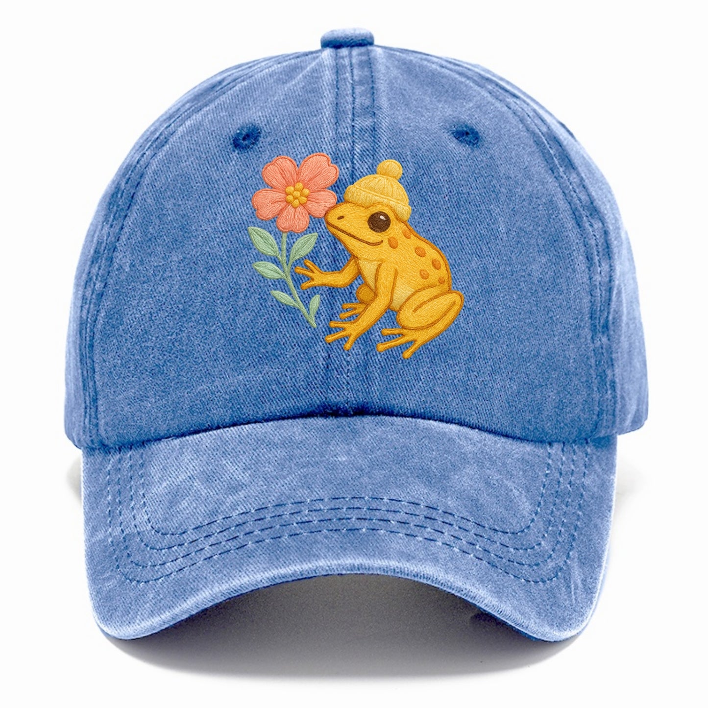 Yellow Dart Frog - Classic Cap - Summer Sky(Blue)