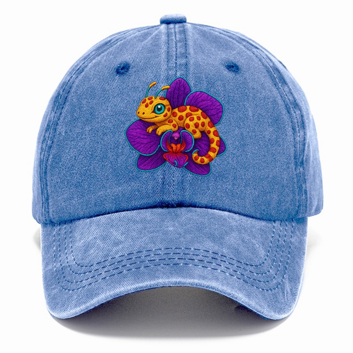 Leopard Orchid - Classic Cap - Summer Sky(Blue)
