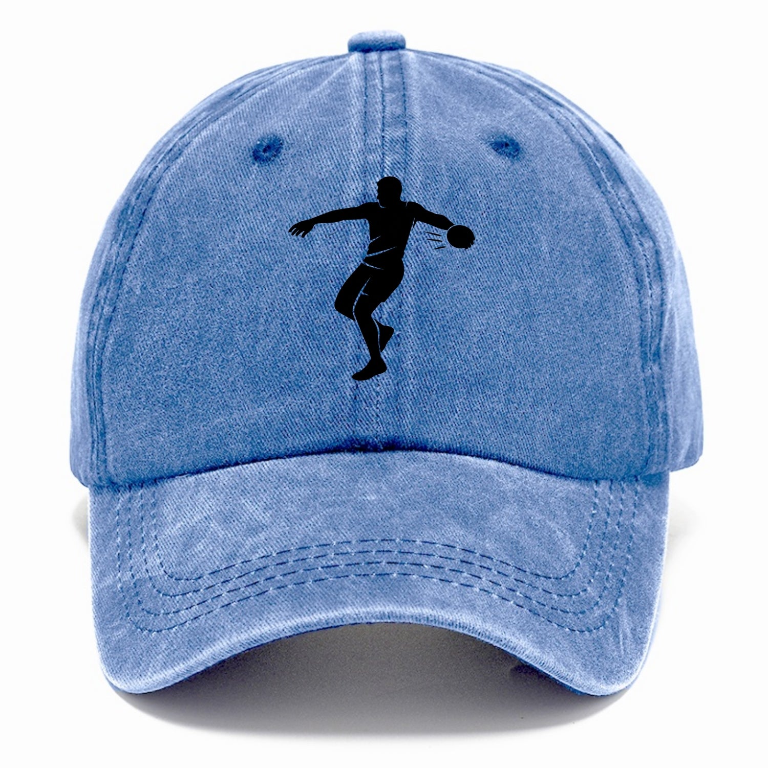 Discus thrower spinning release - Classic Cap - Summer Sky(Blue)