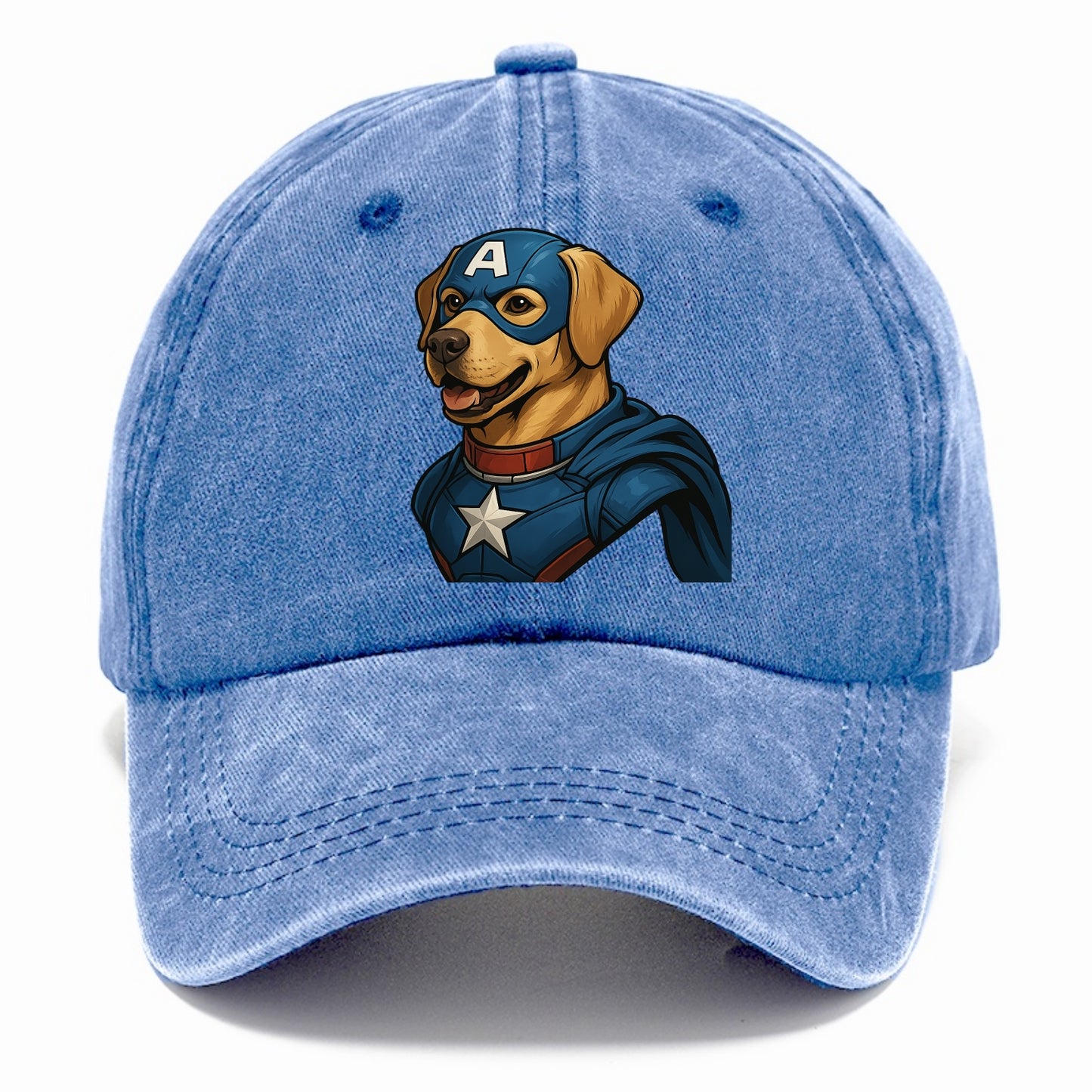 Labrador Patriotic Hero  - Classic Cap - Summer Sky(Blue)