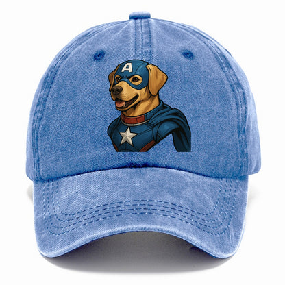 Labrador Patriotic Hero  - Classic Cap - Summer Sky(Blue)