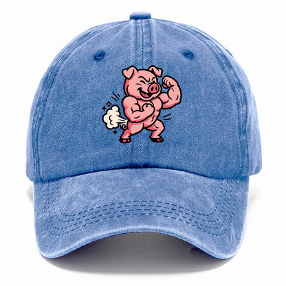 Strong Pig - Classic Cap - Summer Sky(Blue)