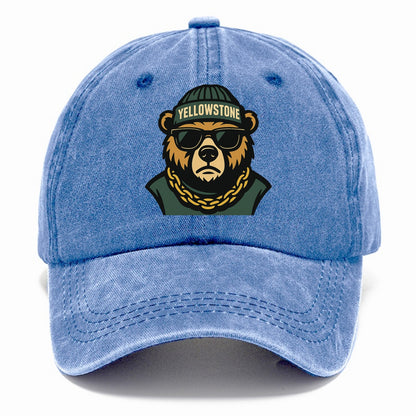 Yellowstone Bear - Classic Cap - Summer Sky(Blue)