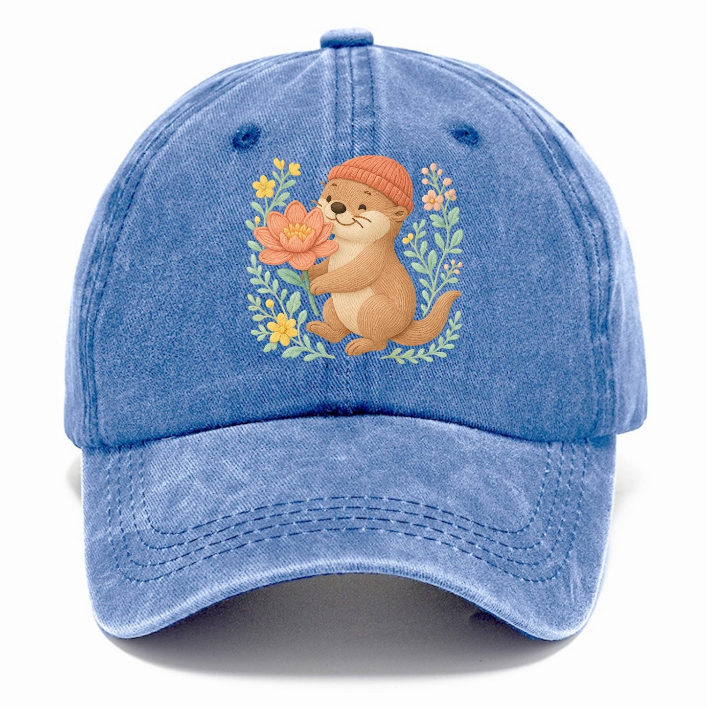 Peach Otter - Classic Cap - Summer Sky(Blue)