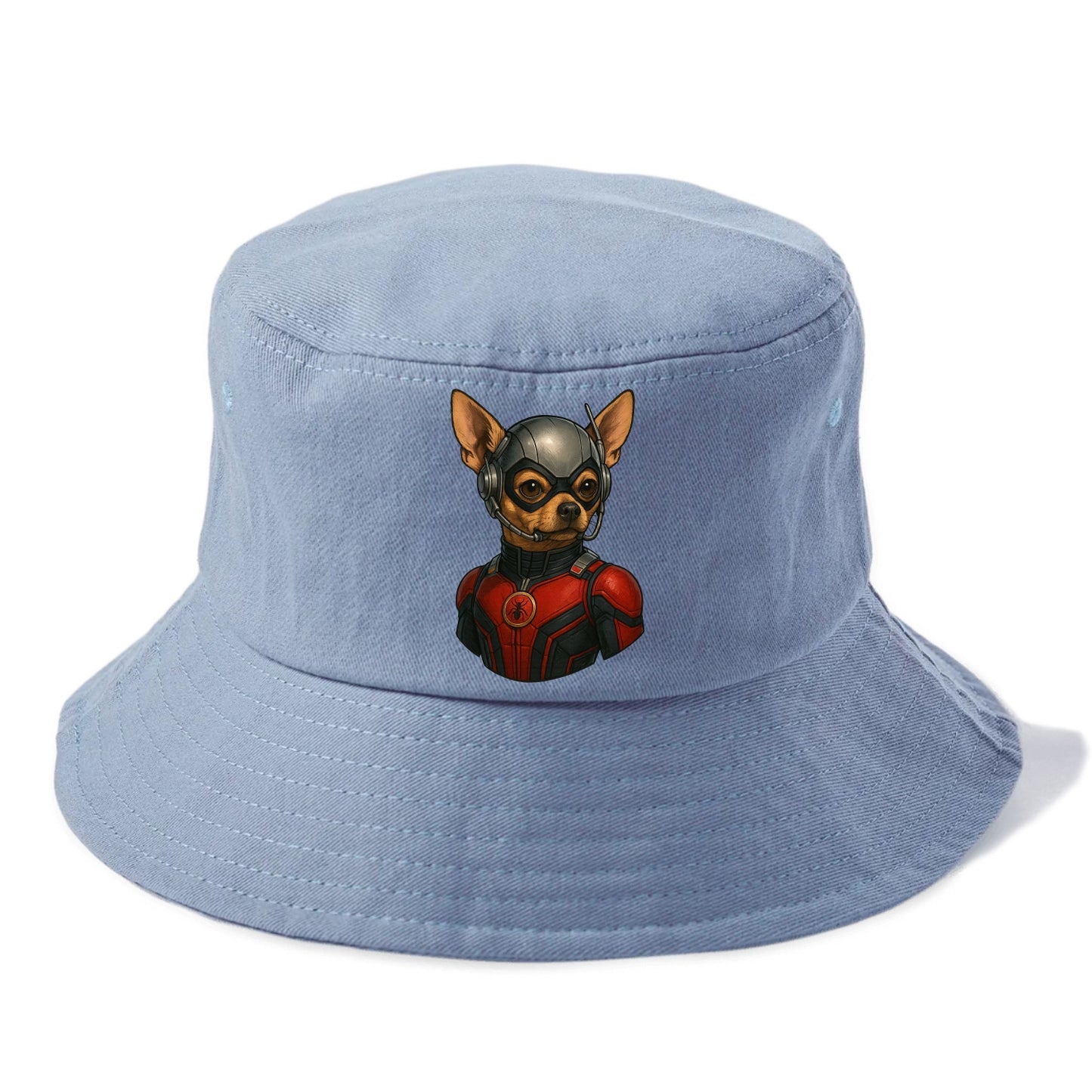 Chihuahua Ant-Man  - Bucket Hat - Summer Sky(Blue)