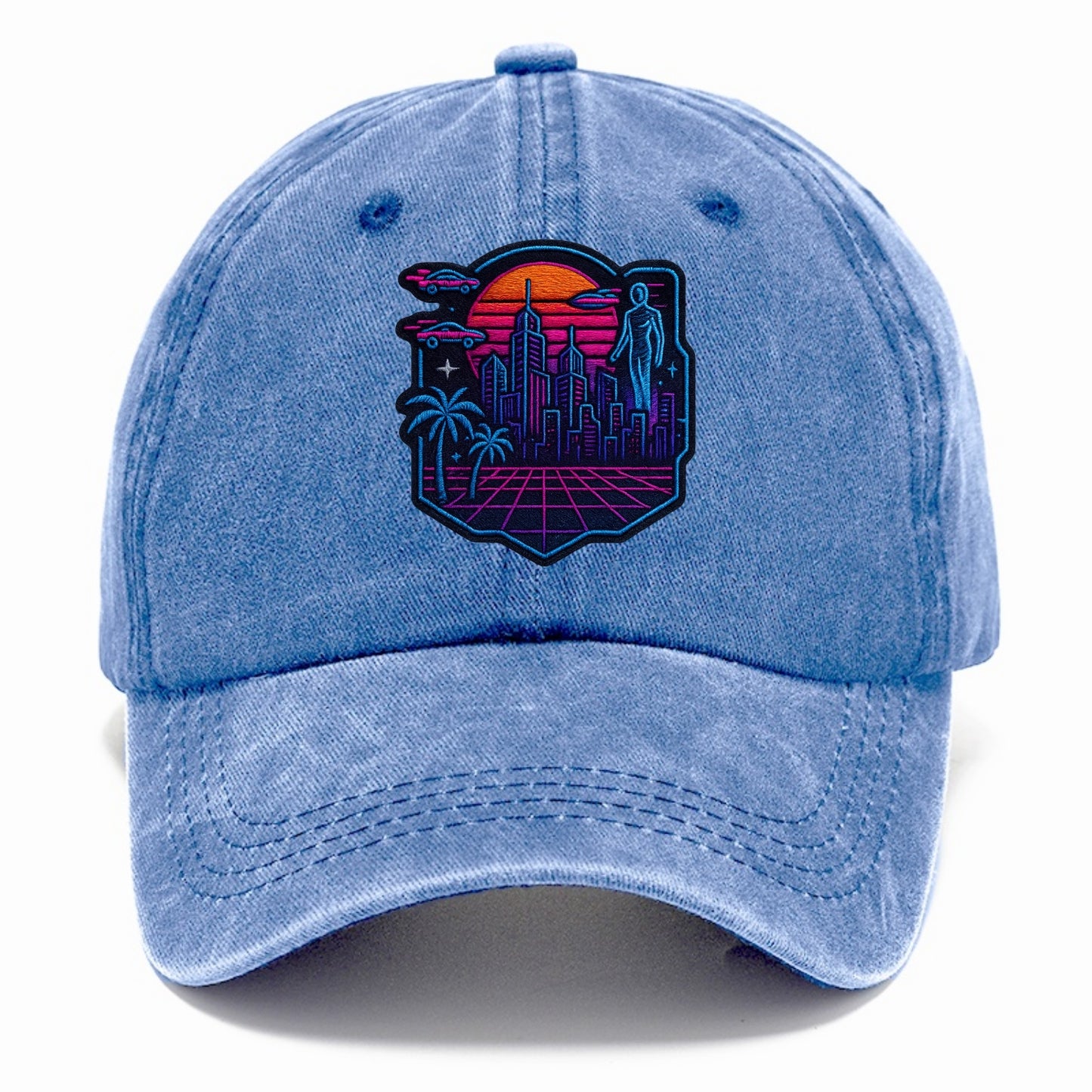 Cyberpunk City - Classic Cap - Summer Sky(Blue)