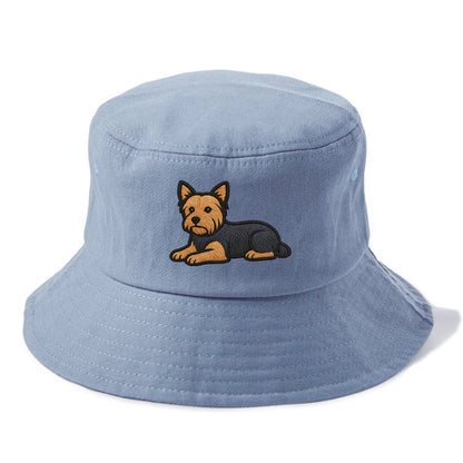 Yorkshire Terrier - Blue and tan relaxed Bucket Hat - Summer Sky(Blue)