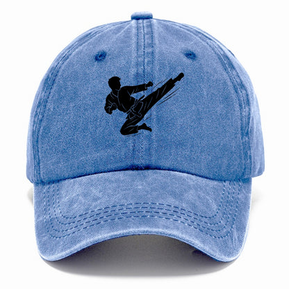 Korean taekwondo flying kick - Classic Cap - Summer Sky(Blue)