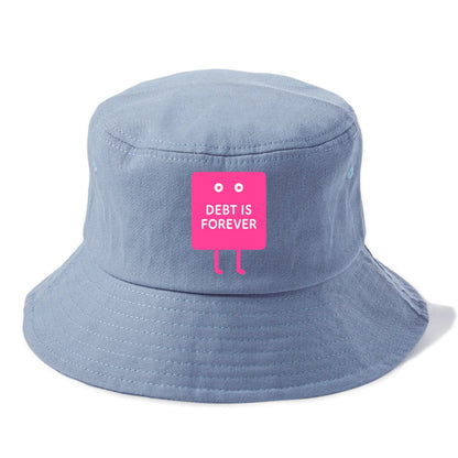 DEBT IS FOREVER | Immortal credit card - Bucket Hat - Summer Sky(Blue)