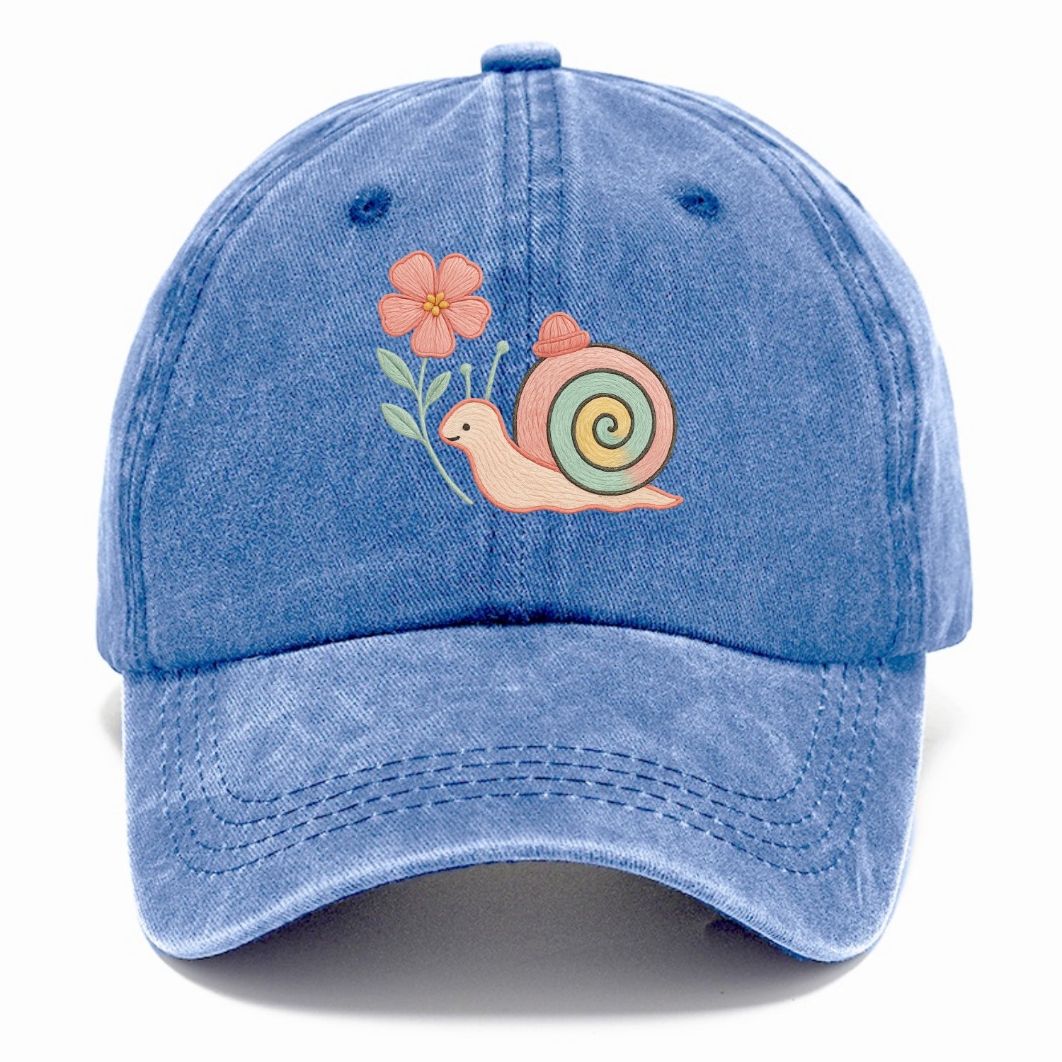 Coral Snail - Classic Cap - Summer Sky(Blue)