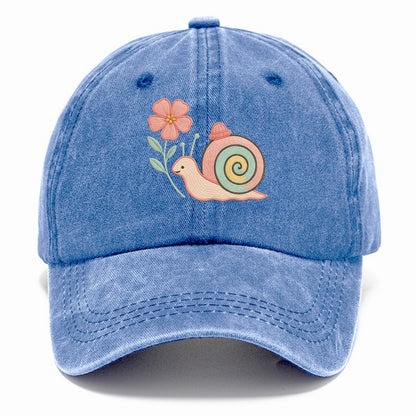 Coral Snail - Classic Cap - Summer Sky(Blue)
