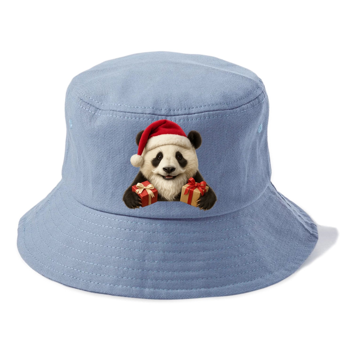 Santa Panda  - Bucket Hat - Summer Sky(Blue)