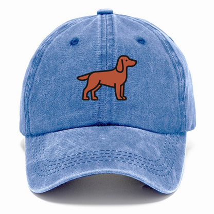 Irish Setter - Red/chestnut flat side profile - Classic Cap - Summer Sky(Blue)