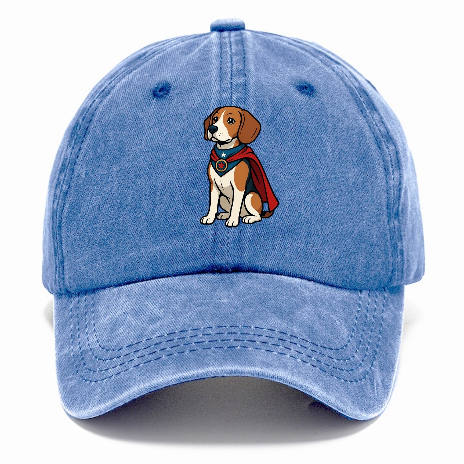 Beagle Patriotic Hero  - Classic Cap - Summer Sky(Blue)